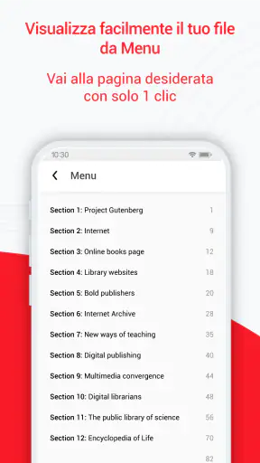Visualizzatore PDF screenshot