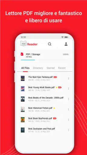 Visualizzatore PDF screenshot