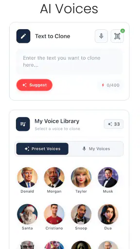 VoClone AI : Cambia Voce screenshot