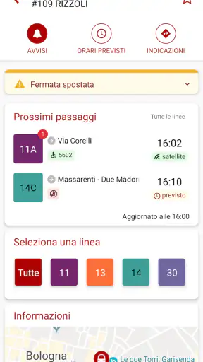 WeBus - Bus Bologna e Ferrara screenshot