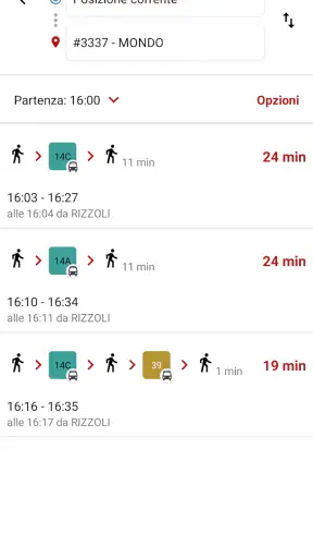 WeBus - Bus Bologna e Ferrara screenshot