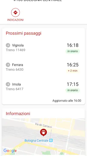 WeBus - Bus Bologna e Ferrara screenshot