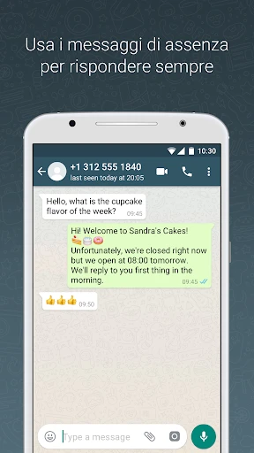 WhatsApp Business screenshot