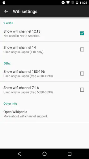 Wifi Analyzer Pro screenshot