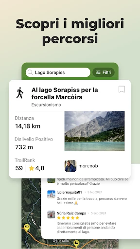 Wikiloc - Percorsi nel Mondo screenshot