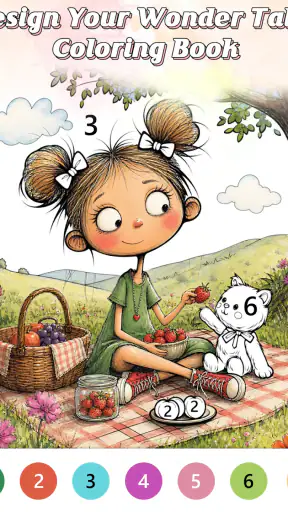 Wonder Tales Coloring Book screenshot