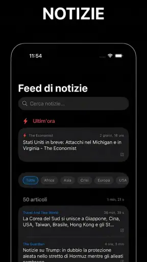 World Monitor App screenshot