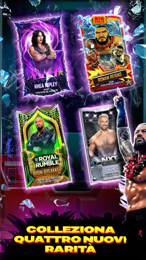 WWE SuperCard - Carte da gioco screenshot