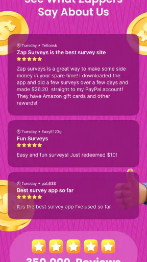 Zap Surveys: Earn Easy Money screenshot