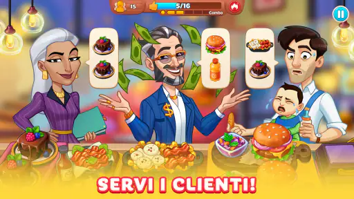 Сhef & Friends gioco di cucina screenshot
