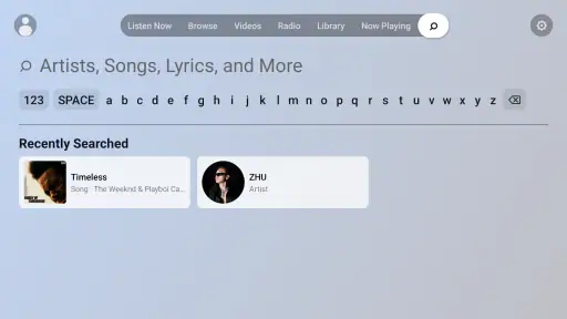 AirTune App Music Player TV screenshot