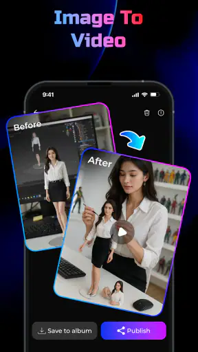 AI動画ジェネレーター：3D FlixAI screenshot