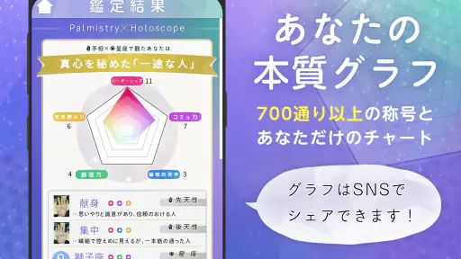 AI手相鑑定Libra - カメラで診断する手相占いアプリ screenshot