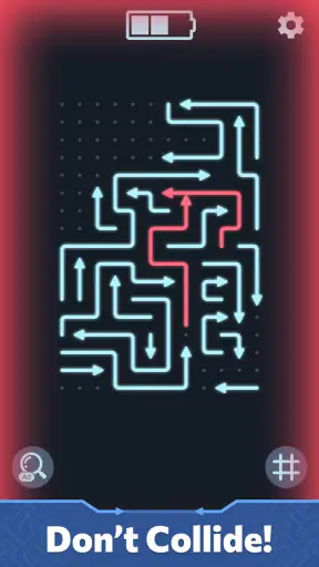 Neon Lines: Tap & Clear screenshot