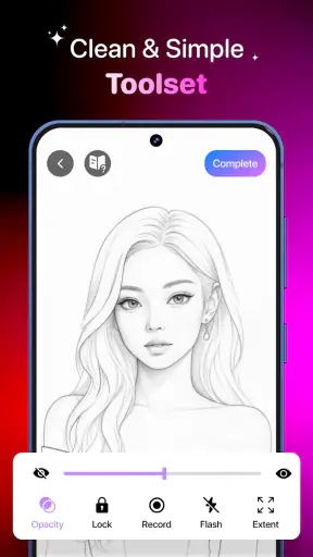 ARアート・ドローイング：トレース＆ペイント screenshot