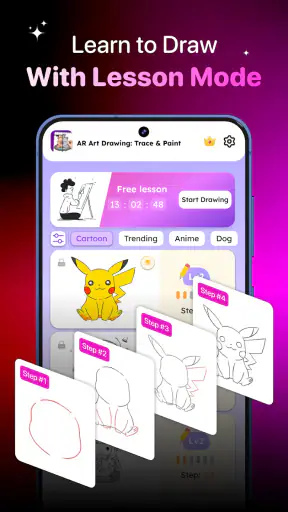 ARアート・ドローイング：トレース＆ペイント screenshot