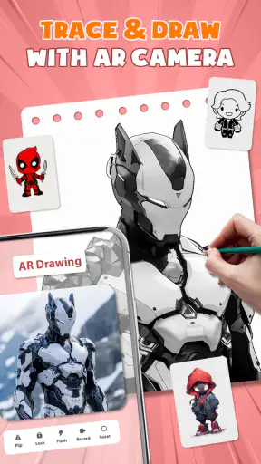 AR描画：アニメの描き方を学ぶ screenshot
