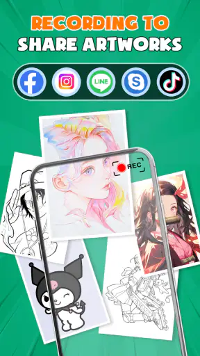 AR描画：アニメの描き方を学ぶ screenshot