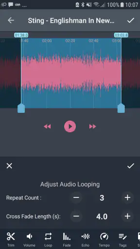 Audio Editing Pro: AndroSound screenshot