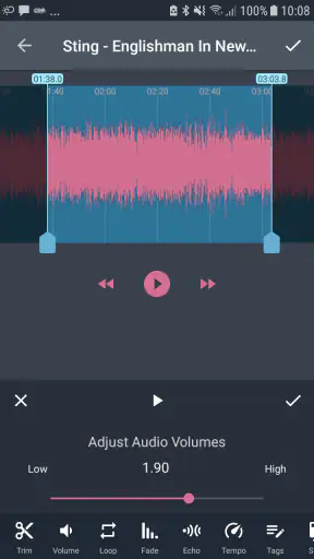 Audio Editing Pro: AndroSound screenshot