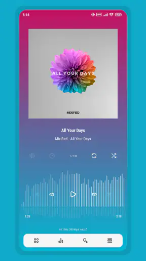 Aurora - Poweramp Skin screenshot