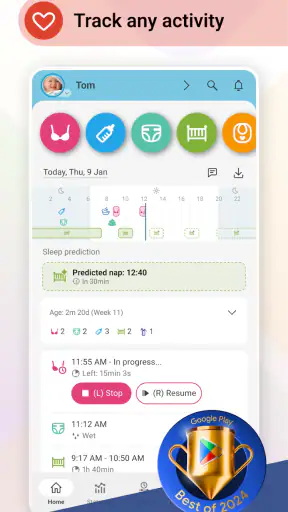 Baby Daybook - 授乳ノート。育児記録 screenshot
