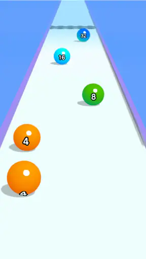 Ball Run 2048: ボール巨大化ランゲーム screenshot