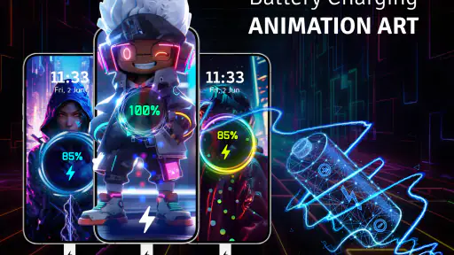 Battery Charger Animation Art screenshot