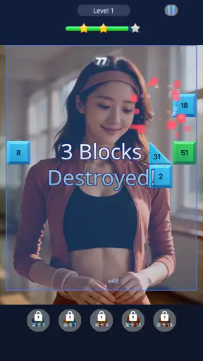 Beauty Brick Blast screenshot