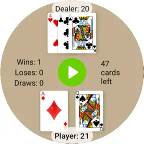 Blackjack screenshot