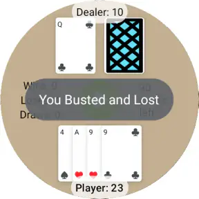 Blackjack screenshot