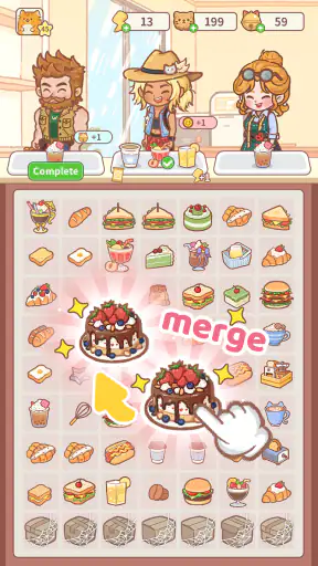 Cat Garden Merge screenshot