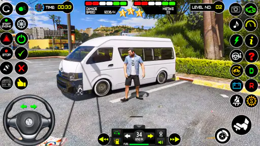 City Van Game Simulator 3D screenshot