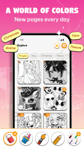 ColorVerse: ぬりえアート screenshot