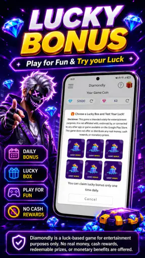 Diamondly: Play Win FFDiamonds screenshot