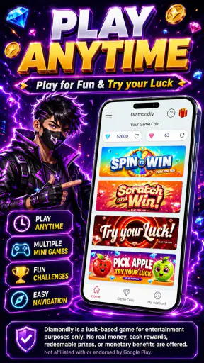 Diamondly: Play Win FFDiamonds screenshot
