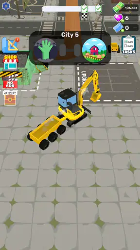 Dozer Demolish: 大都市破壊計画 screenshot