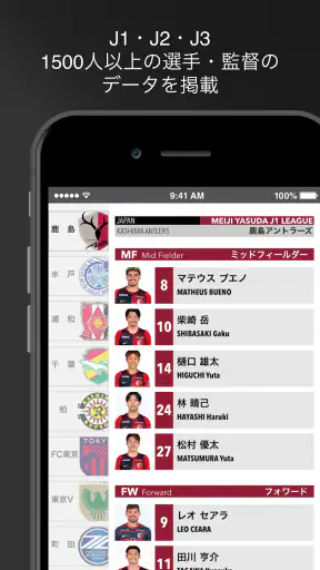 EGサッカー名鑑2026 screenshot