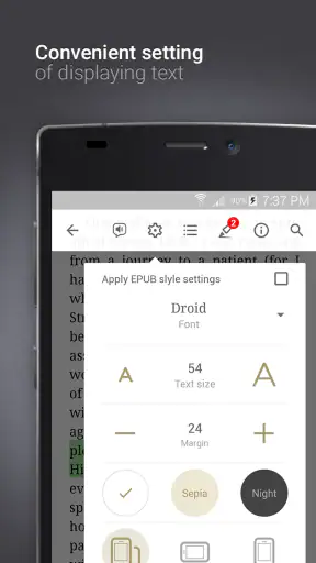 eReader Prestigio: 読者 screenshot