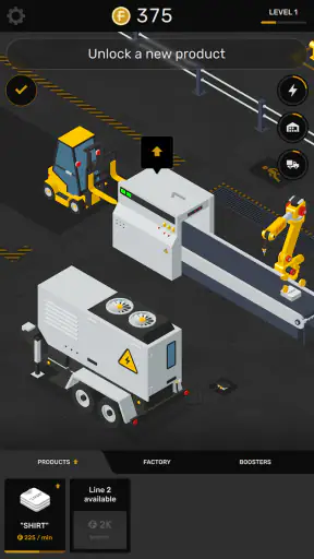 Factory Idle タイクーン 工場生産・経営ゲーム screenshot
