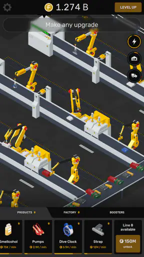 Factory Idle タイクーン 工場生産・経営ゲーム screenshot