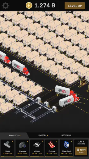 Factory Idle タイクーン 工場生産・経営ゲーム screenshot