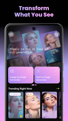 Framly - AI Photo Video Maker screenshot