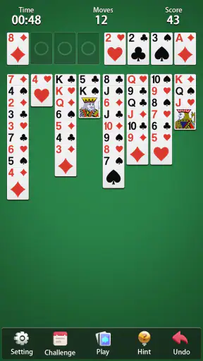 FreeCell Solitaire - Card Pro screenshot