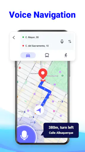 GPS ルート プランナー: レーダー マップ screenshot