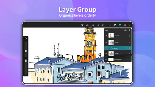 HiPaint  ペイント 、スケッチ 、ドローイング、油絵 screenshot