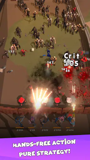 Idle Zombie Wave: ゾンビTD screenshot