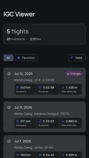 IGC Viewer screenshot