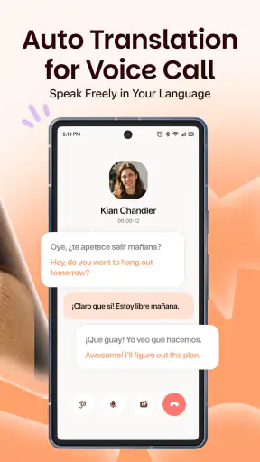 Intent – The Chat translator screenshot