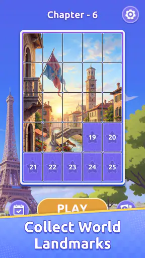 Jigslip - 簡単ジグソーパズル screenshot